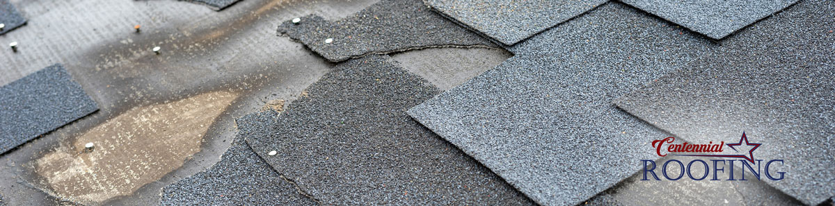 Replace broken shingles - Centennial Roofing