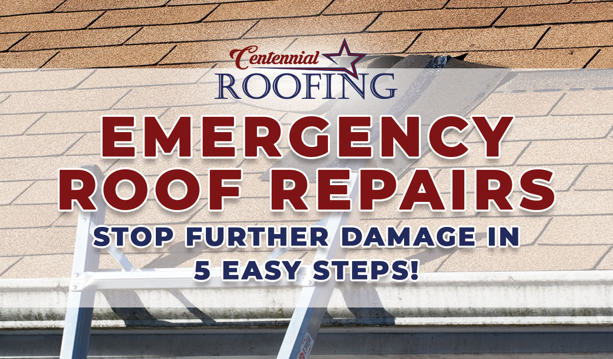 emergency roof repairs - stop further roof damage - centennial roofing - panama city florida